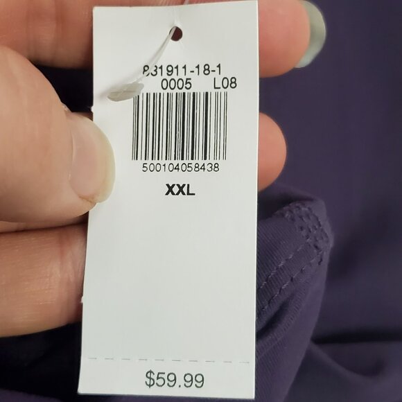 Old Navy Womens Powersoft Romper Athletic Dress Size XXL Purple Workout Gym NWT - Picture 6 of 12